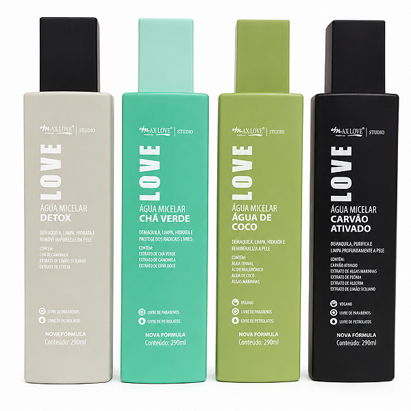 Água Micelar Max Love 290ml