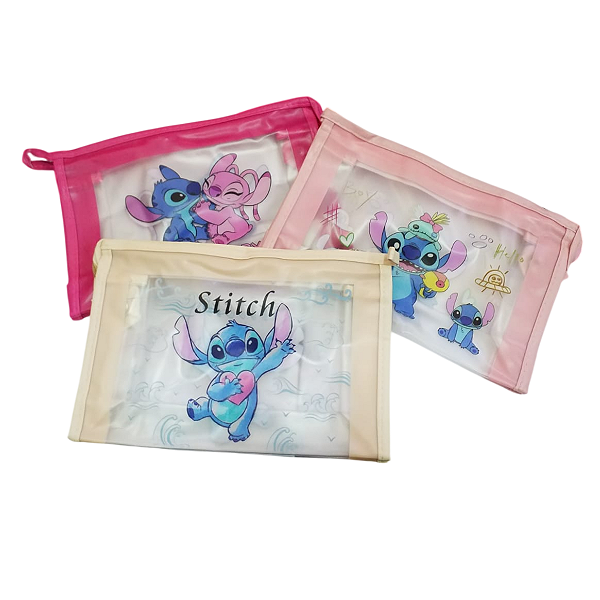 Necessarie Estojo Stitch Transparente
