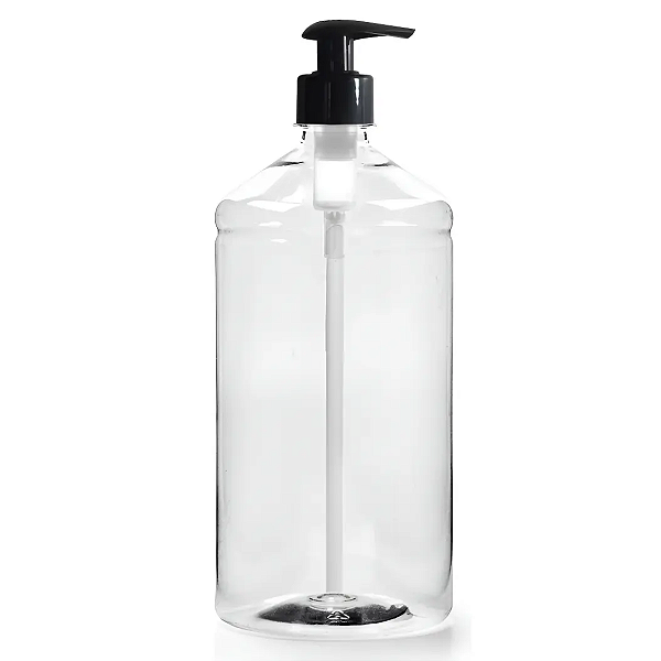 Frasco Shampoo Sabonete 1 Litro Valvula Profissional