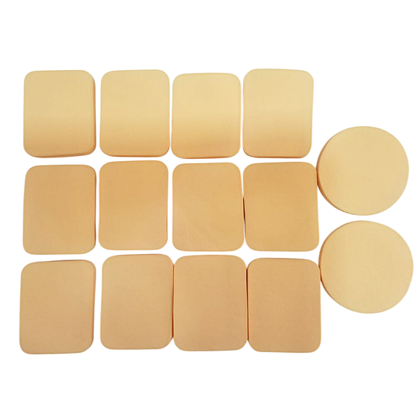 Kit Esponjas para Maquiagem 14 Unidades