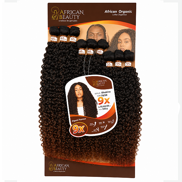 Cabelo Cacheado Shakira Organico African Beauty 320g