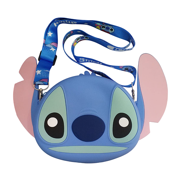 Bolsa Stitch Gigante Silicone Com Alça 30x20cm