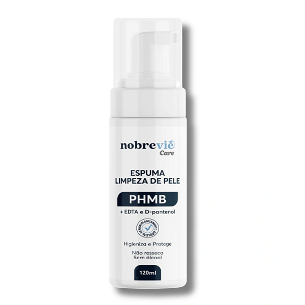Espuma Facial Phmb Limpeza Pele Nobrevie Care 120ml