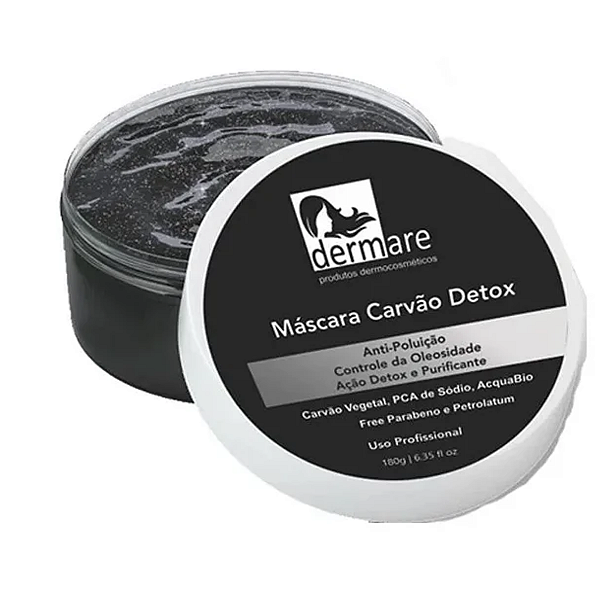 Máscara Carvão Ativado Detox Dermare Val 02/27