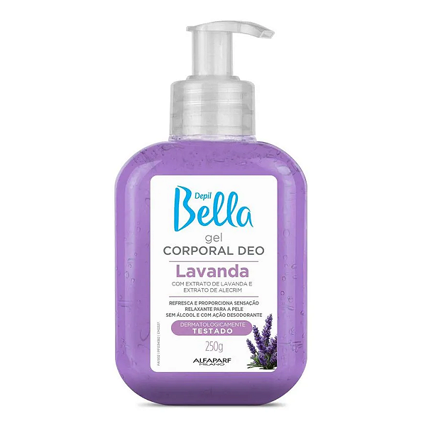 Gel Corporal Deo Pós Depil Lavanda 250g Depil Bella