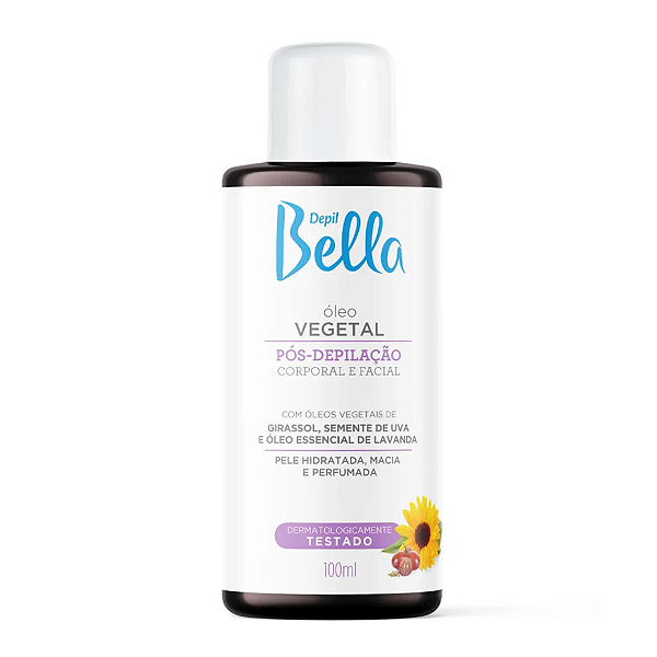 Óleo Vegetal Pós Depilação Corporal e Facial 100ml Depil Bella