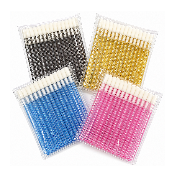 Aplicador de Batom Glitter Gloss 50un