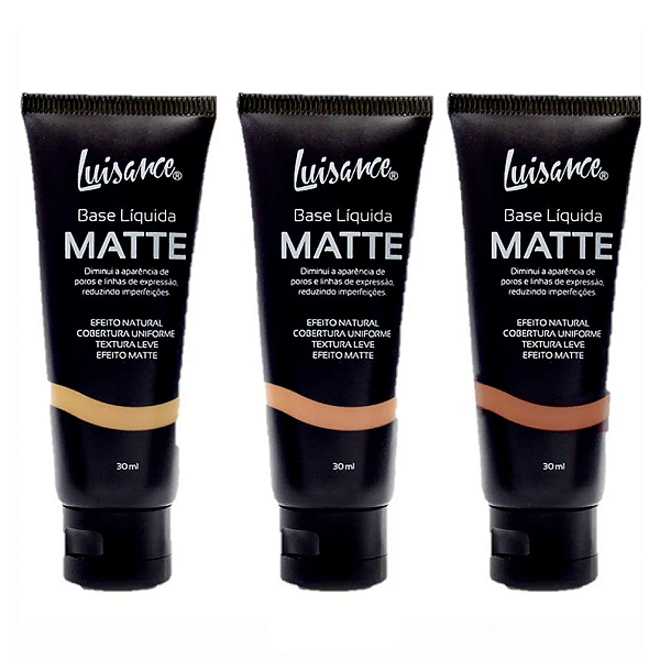 Base Líquida Matte 30ml Luisance