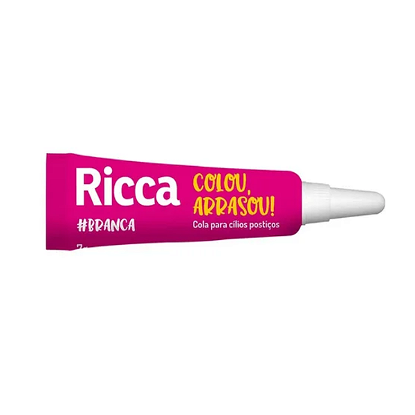Cola de Cílios Postiços Branca 7g Ricca