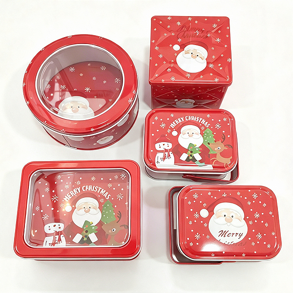 Kit 5 Latinhas De Natal Modelos Diversos