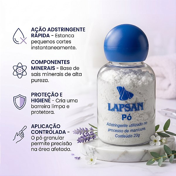ADSTRINGENTE LAPSAN 15G EM PÓ