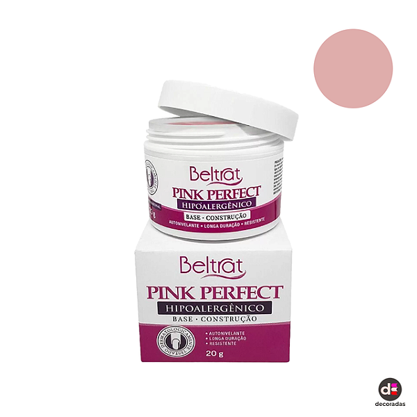 GEL CAPA BASE PERFECT PINK BELTRAT 20G