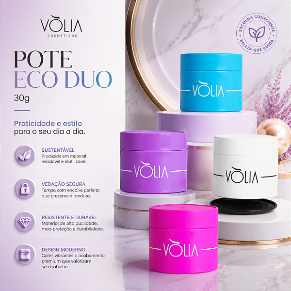 NOVO POTE ECO 30G – VÓLIA COSMÉTICOS