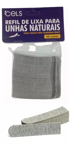 REFIL DE LIXA CELS MANICURE DESCARTAVEL C/100
