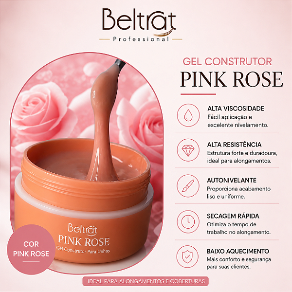 GEL CONSTRUTOR AUTO NIVELANTE PARA UNHAS BELTRAT 24G