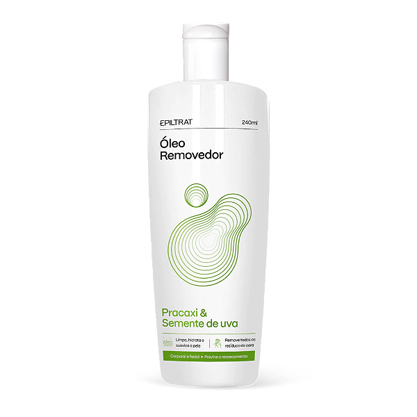 OLEO REMOVEDOR DE CERA DE PRACAXI E SEMENTE DE UVA 240ML