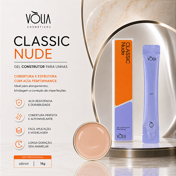 GEL CLASSIC NUDE 14G SACHE VOLIA