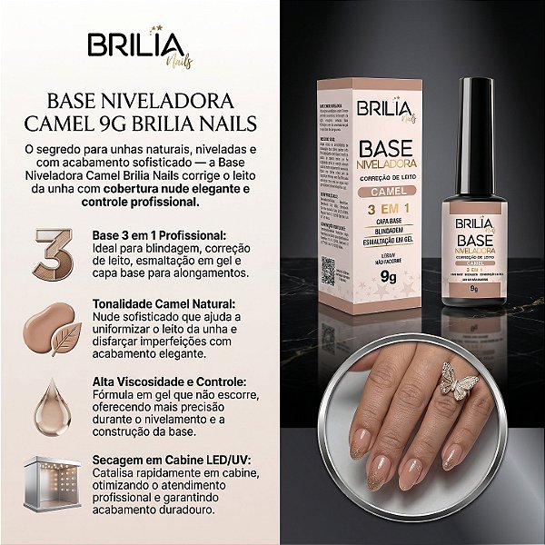 BASE NIVELADORA CAMEL 9G BRILIA