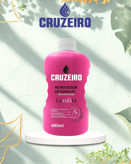 REMOVEDOR CRUZEIRO S/ ACETONA 480ML