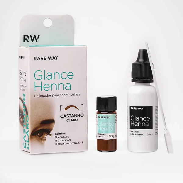GLANCE HENNA CASTANHO CLARO RARE WAY