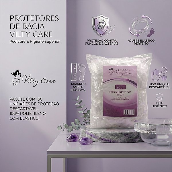 PROTETOR DE BACIA PEDICURE VILTY CARE