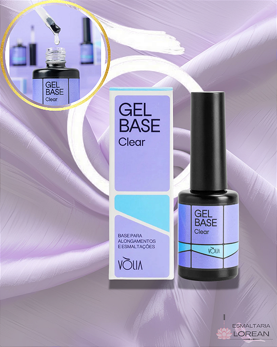 GEL BASE CLEAR EM FRASCO VOLIA 9G