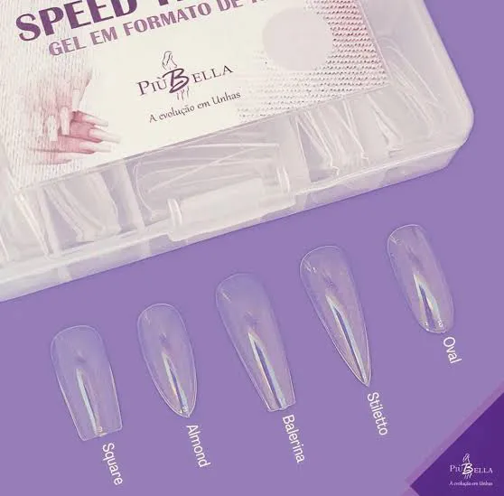 SPEED TIPS GEL PIU BELLA C/120