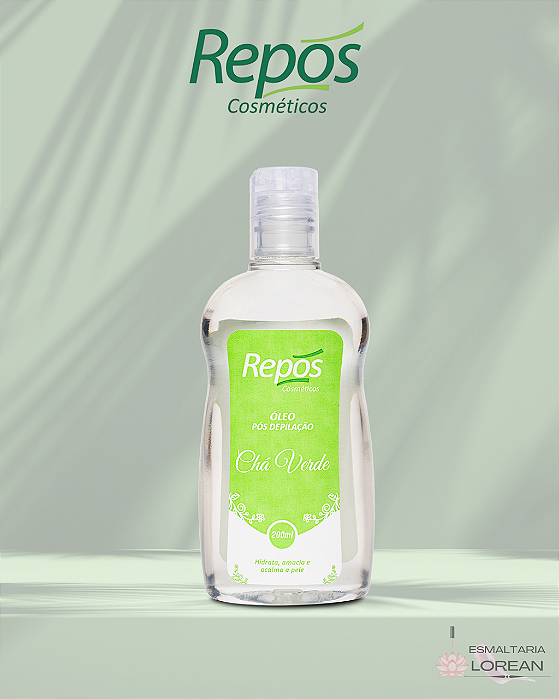 OLEO POS-DEPILAÇÃO CHA VERDE REPOS 200ML