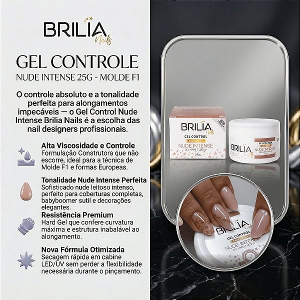 GEL CONTROL BLANC BRILIA NAILS 25G