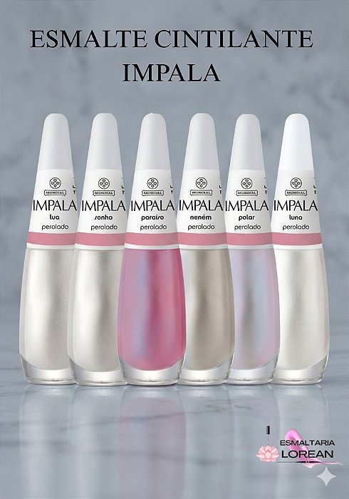 ESMALTE IMPALA CINTILANTE/PEROLADO 7,5ML