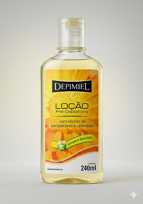 LOÇÃO PRÉ-DEPILATÓRIO DEPIMIEL COM  CALÊNDULA 240ML