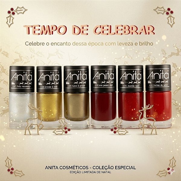 ESMALTE COLEÇÃO TEMPO DE CELEBRAR ANITA 8ML