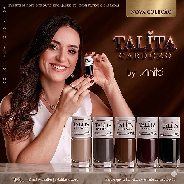 ESMALTE COLEÇÃO TALITA CARDOZO ANITA 8ML
