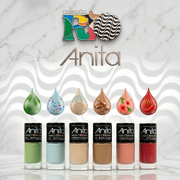 ESMALTE COLEÇÃO RIO ANITA 8ML