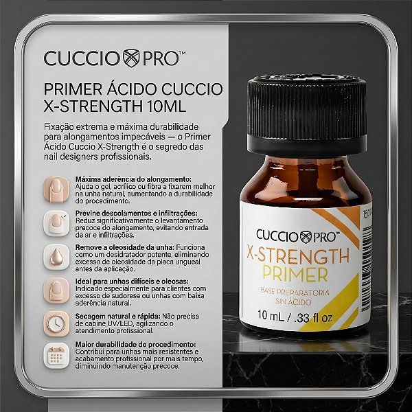 PRIMER ÁCIDO CUCCIO X-STRENGTH 10ML