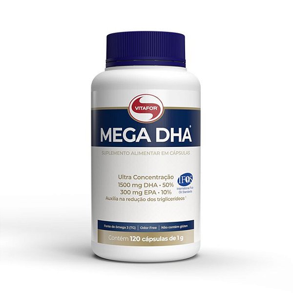 OMEGA MEGA DHA 120 CAPS- VITAFOR