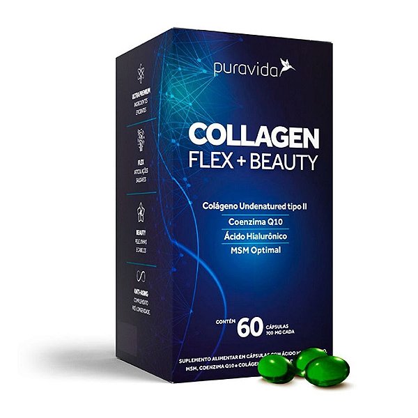 COLLAGEN FLEX + BEAUTY 60CPS- PURA VIDA