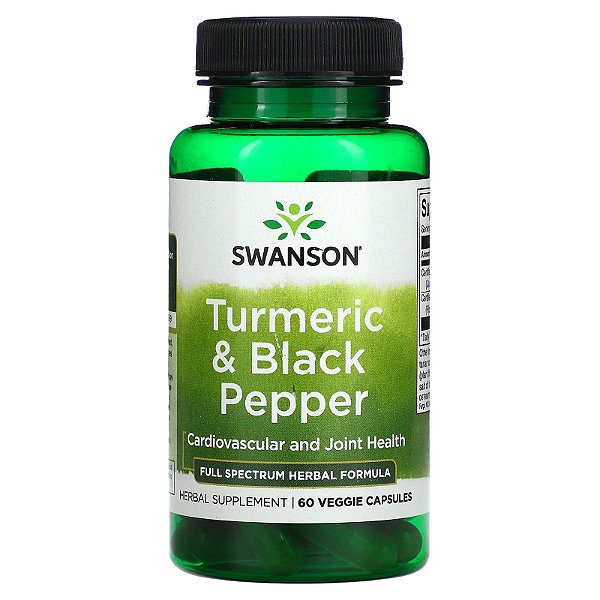 CURCUMA + PIPERINE 60 CAPS- SWANSON