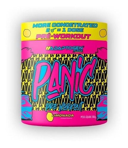 PANIC  PRÉ-WORKOUT 450G- ADAPTOGEN