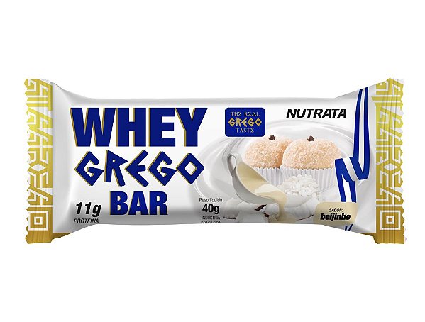 WHEY GREGO BAR 40G UNIDADE - NUTRATA