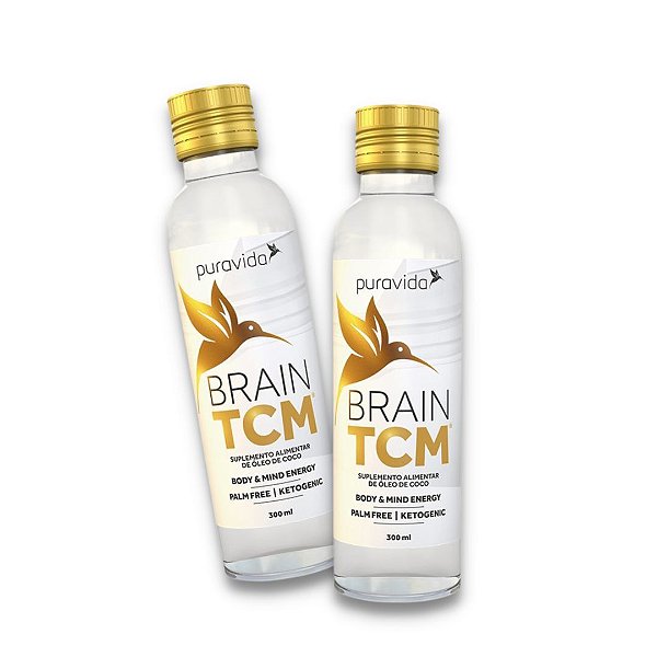 COMBO 2 POTES BRAIN TCM 300ML - PURA VIDA