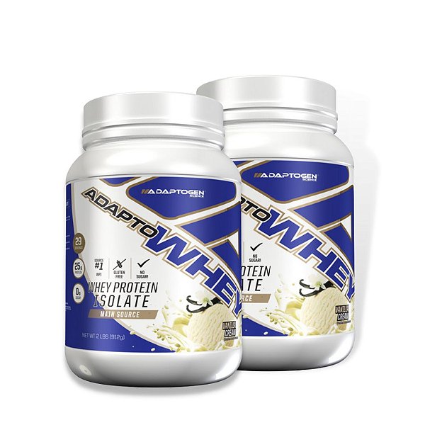 COMBO 2 POTES Adapto whey 900gr adaptogen