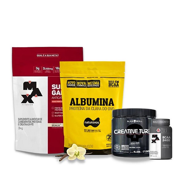 KIT AUMENTO MASSA MUSCULAR