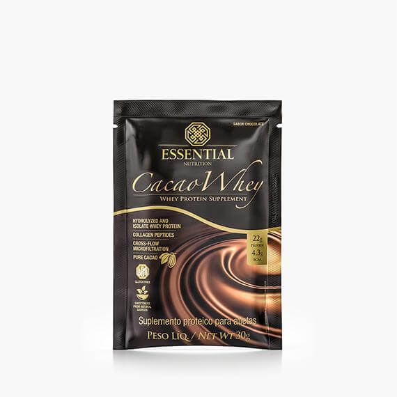 CACAO WHEY SASHÊ 30GR - ESSENTIAL NUTRITION