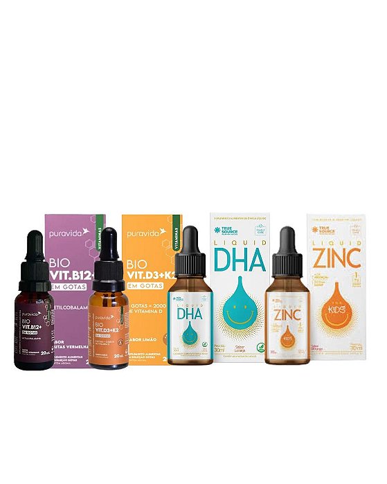 Kit vitaminas melhora da saúde e imunidade ( GOTAS SUBLINGUAL)