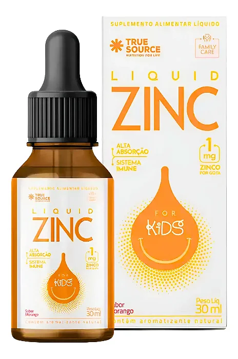 Vitamina Zinco infantil gotas 30ml - true soirce