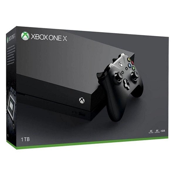Console Xbox One X 1TB com 1 controle - Microsoft (Mostruário)