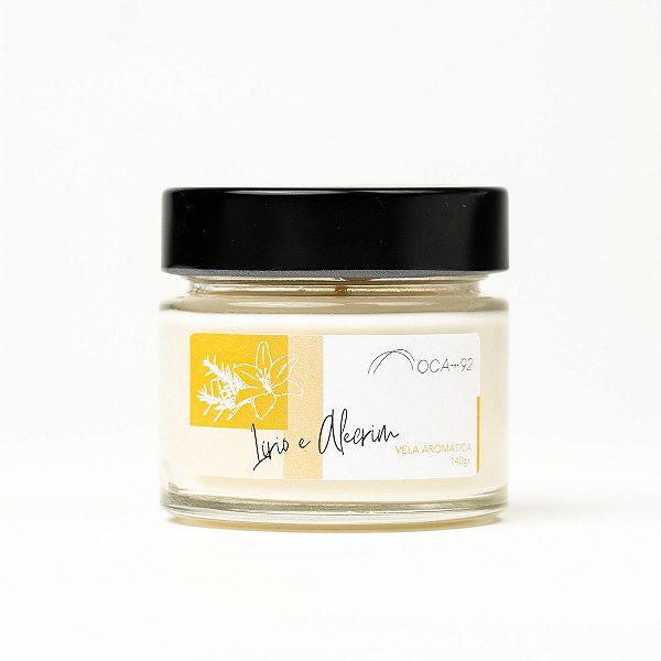 Vela Aromatizada Lírio & Alecrim OCA92 140g