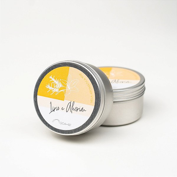 Vela Aromatizada Lírio & Alecrim OCA92 90g