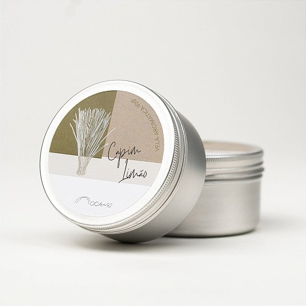 Vela Aromatizada Capim Limão OCA92 90g